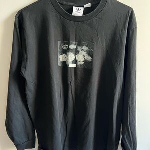 Adidas Black Crew Neck Tee